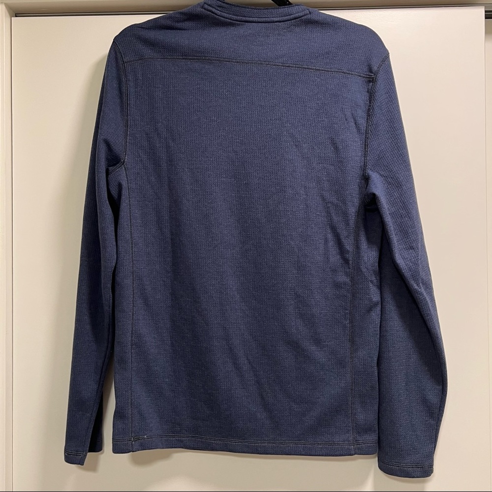 EXPRESS Mens‎ Long Sleeved Essential Crew Neck, Navy, Sm - Picture 3 of 5